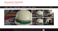 Desktop Screenshot of feuerwehr-detmold.org