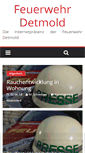 Mobile Screenshot of feuerwehr-detmold.org